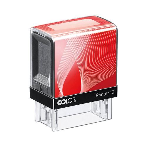 COLOP Printer 10 Praxisstempel schwarz-rot (3-zeilig)