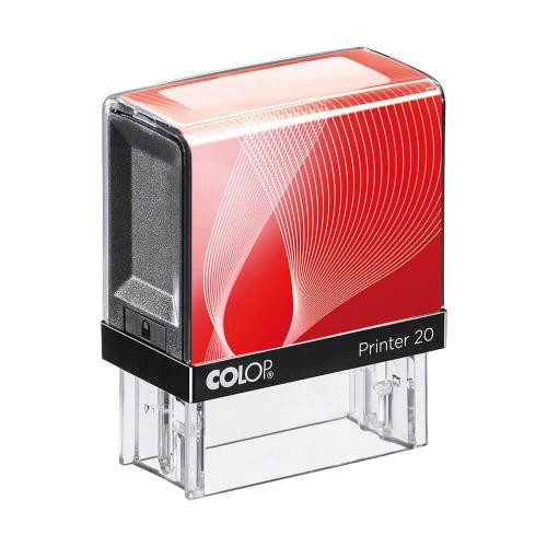 COLOP Printer 20 Praxisstempel schwarz-rot (4-zeilig)