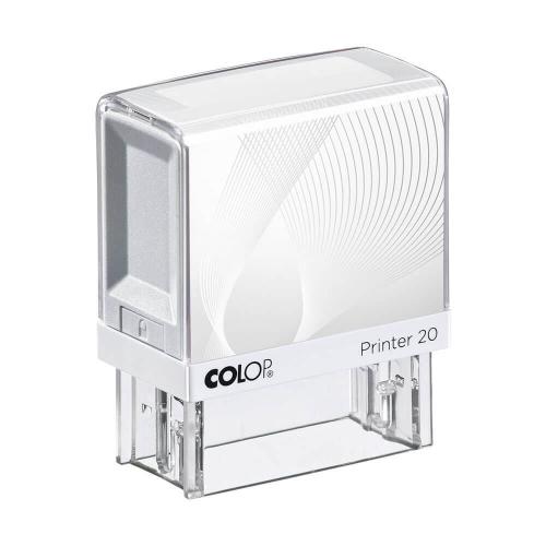 COLOP Printer 20 Praxisstempel weiß-weiß (4-zeilig)