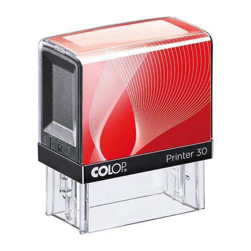 COLOP Printer 30 Praxisstempel schwarz-rot (5-zeilig)