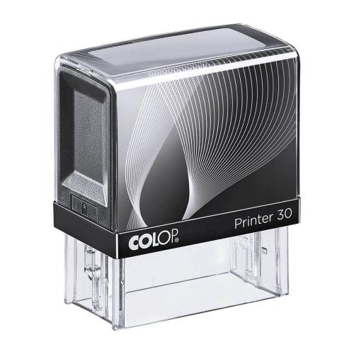 COLOP Printer 30 Praxisstempel schwarz-schwarz (5-zeilig)