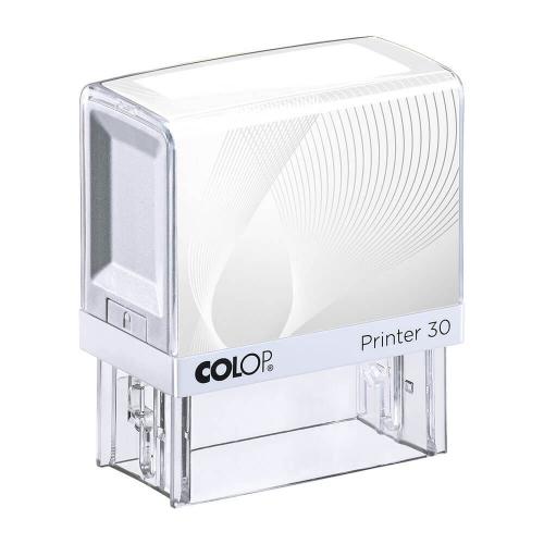 COLOP Printer 30 Praxisstempel weiß-weiß (5-zeilig)