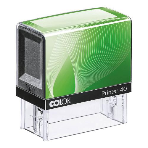 COLOP Printer 40 Praxisstempel schwarz-grün (6-zeilig)