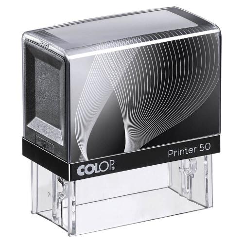 COLOP Printer 50 Praxisstempel schwarz-schwarz (7-zeilig)