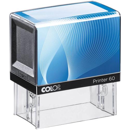 COLOP Printer 60 Praxisstempel schwarz-blau (8-zeilig)