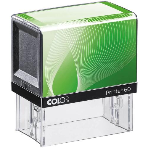 COLOP Printer 60 Praxisstempel schwarz-grün (8-zeilig)