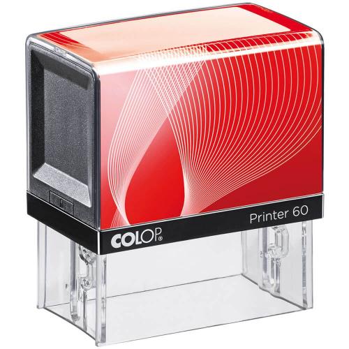 COLOP Printer 60 Praxisstempel schwarz-rot (8-zeilig)