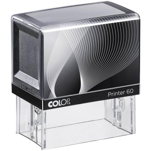 COLOP Printer 60 Praxisstempel schwarz-schwarz (8-zeilig)