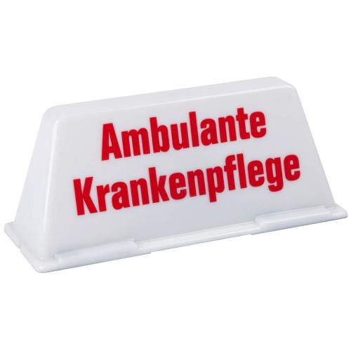 Dachschild "Ambulante Krankenpflege"