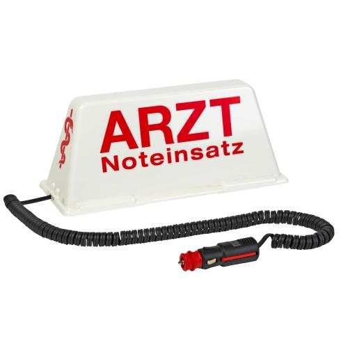 Dachschild "Arzt Noteinsatz"