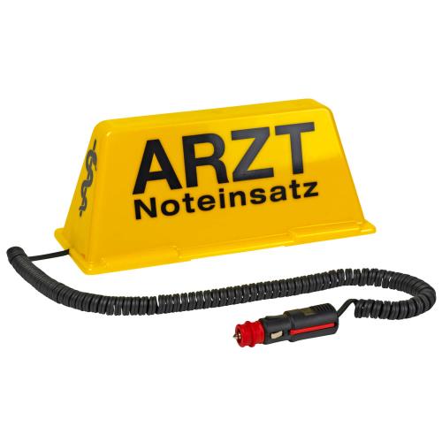 Dachschild "Arzt Noteinsatz"