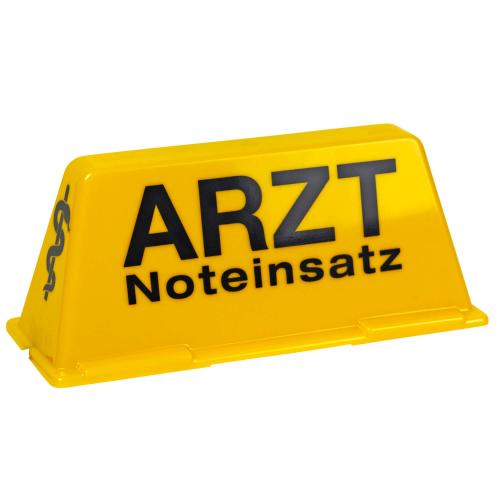 Dachschild "Arzt Noteinsatz"