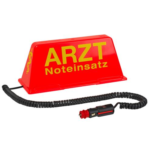 Dachschild "Arzt Noteinsatz"