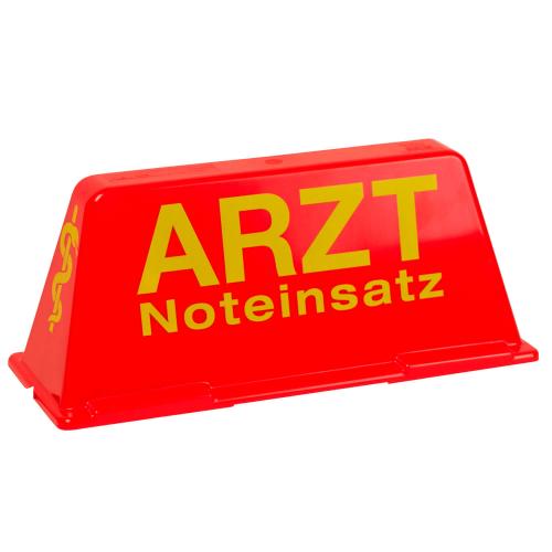 Dachschild "Arzt Noteinsatz"