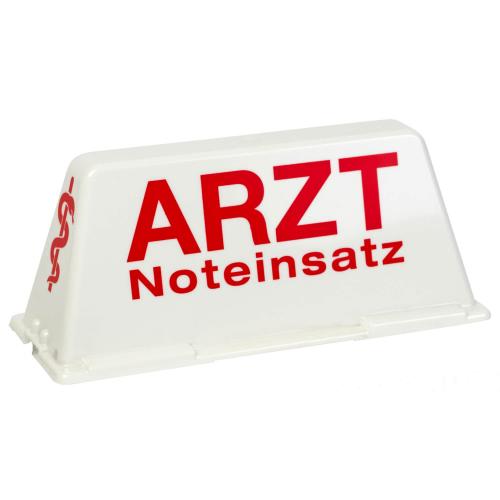 Dachschild "Arzt Noteinsatz"