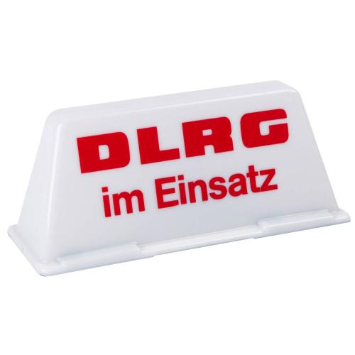 Dachschild "DLRG im Einsatz"