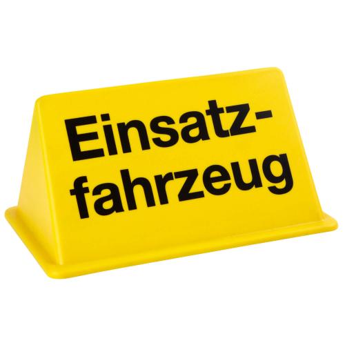 Dachschild "Einsatzfahrzeug"