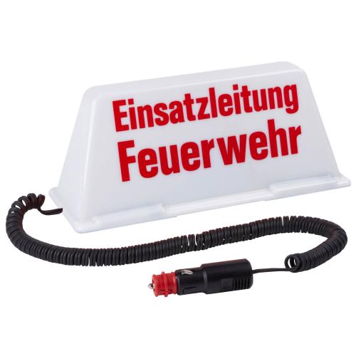 Dachschild "Einsatzleitung Feuerwehr"