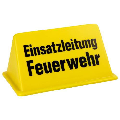 Dachschild "Einsatzleitung Feuerwehr"