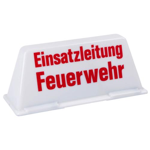 Dachschild "Einsatzleitung Feuerwehr"