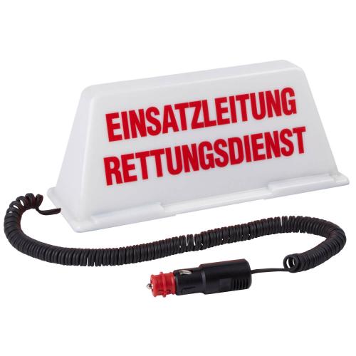 Dachschild "Einsatzleitung Rettungsdienst