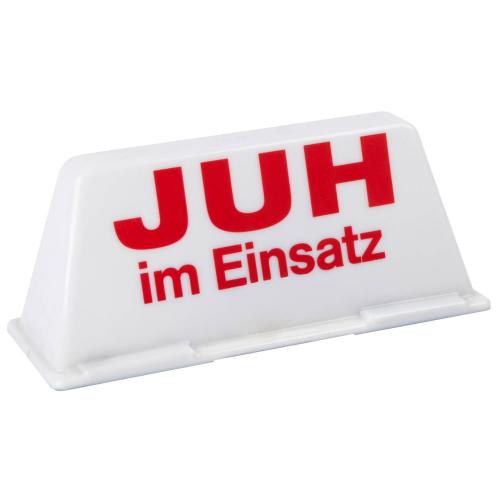 Dachschild "JUH im Einsatz"