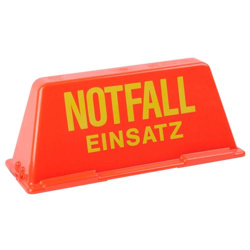 Dachschild "Notfall Einsatz"