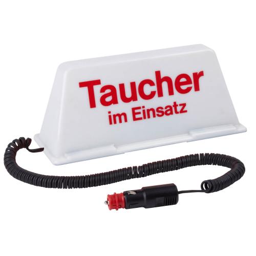 Dachschild "Taucher im Einsatz"