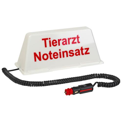 Dachschild "Tierarzt Noteinsatz"