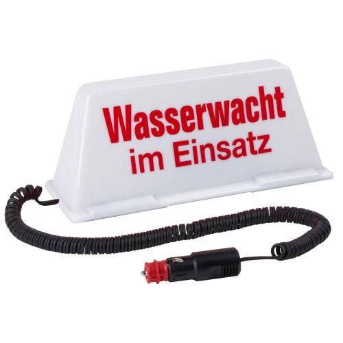 Dachschild "Wasserwacht im Einsatz"