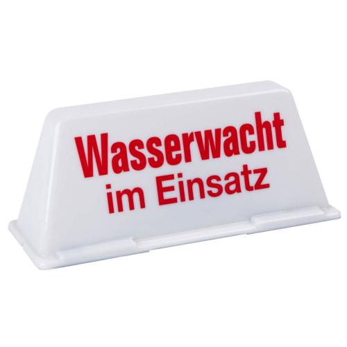 Dachschild "Wasserwacht im Einsatz"