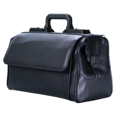 DÜRASOL Arzttasche RUSTICANA Classic Kleinformat 2 Vortaschen (schwarz)