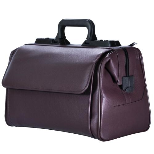 DÜRASOL Arzttasche RUSTICANA Classic Kleinformat 2 Vortaschen (bordeaux)