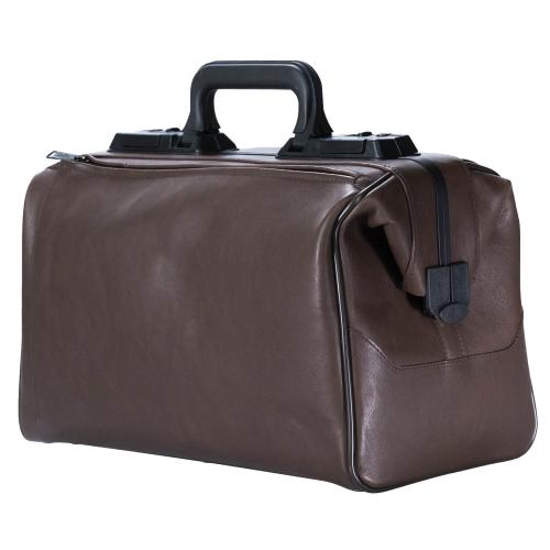 DÜRASOL Arzttasche RUSTICANA Classic Kleinformat 1 Vortasche (dunkelbraun)