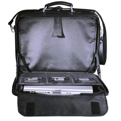 DÜRASOL | Arztkoffer MOBILO mit Trolley Leder schwarz (9350)