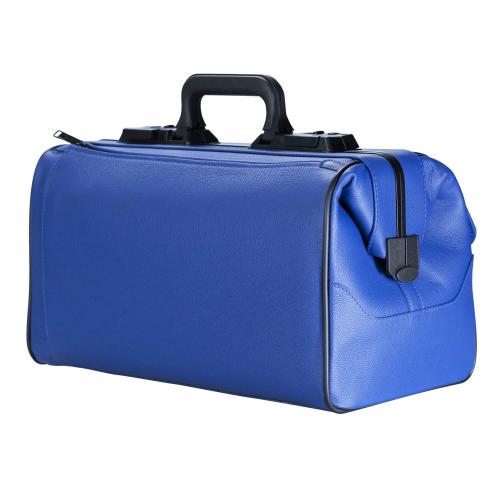 DÜRASOL | Arzttasche RUSTICANA Modern 2 Vortaschen Feinrindleder ultramarin blau (7016)