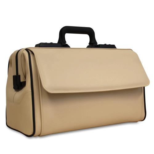 DÜRASOL Arzttasche RUSTICANA Modern Großformat 2 Vortaschen (elfenbein)