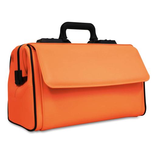 DÜRASOL Arzttasche RUSTICANA Modern Großformat 2 Vortaschen (orange)