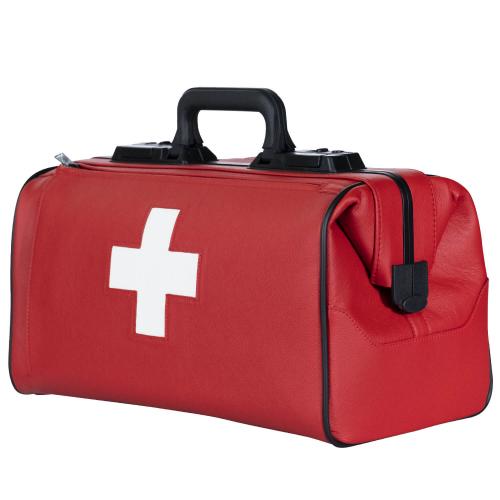 DÜRASOL Arzttasche RUSTICANA Cross Großformat 1 Vortasche (rot)