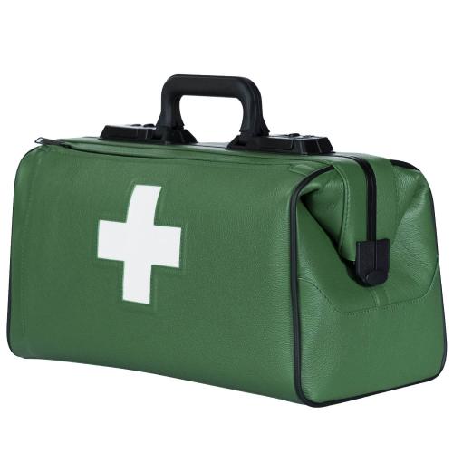 DÜRASOL Arzttasche RUSTICANA Cross Großformat 1 Vortasche (grün)