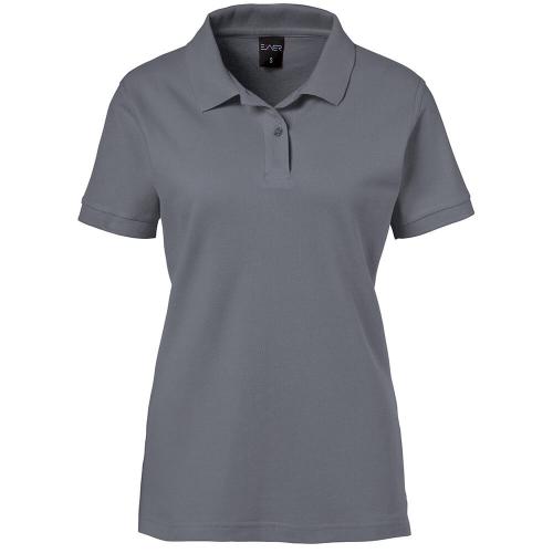 EXNER Damen-Polo-Shirt 100% Baumwolle graphit