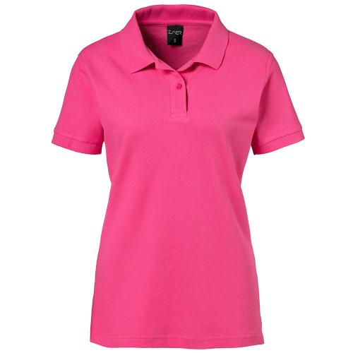 EXNER Damen-Polo-Shirt 100% Baumwolle magenta