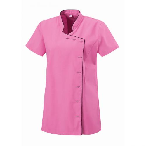 EXNER Damen Tunika Jacke mit Paspel (hot pink)