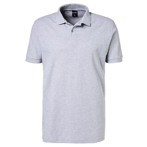 EXNER Polo Shirt silbergrau 100% Baumwolle