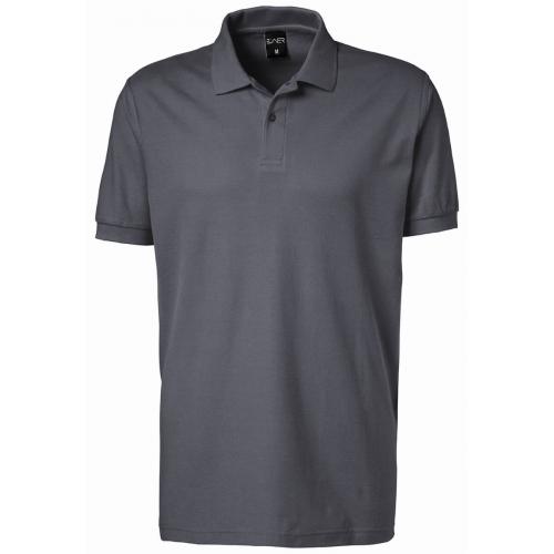 EXNER Polo Shirt graphit 100% Baumwolle