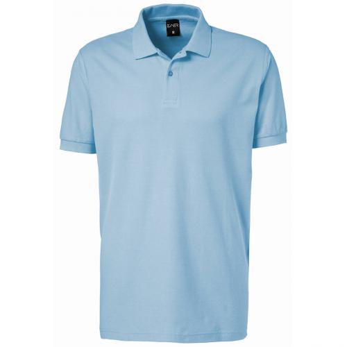 EXNER Polo Shirt light blue 100% Baumwolle