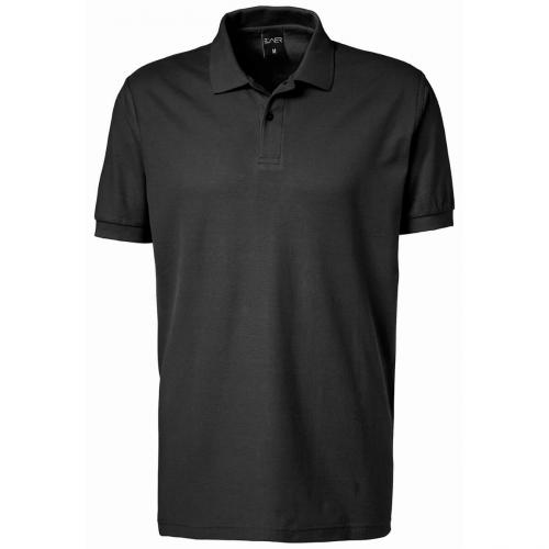 EXNER Polo Shirt schwarz 100% Baumwolle
