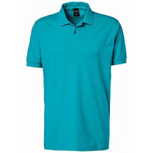 EXNER Polo Shirt teal 100% Baumwolle