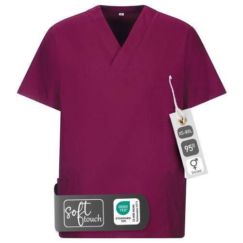 EXNER | Schlupfkasack unisex bordeaux (2737550)