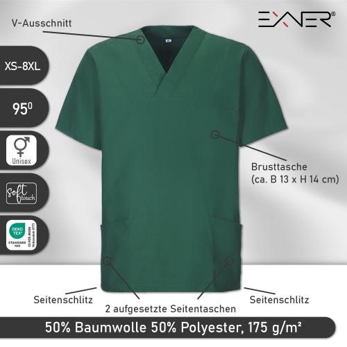 Preview: EXNER | Schlupfkasack unisex flaschengrün (2737570)